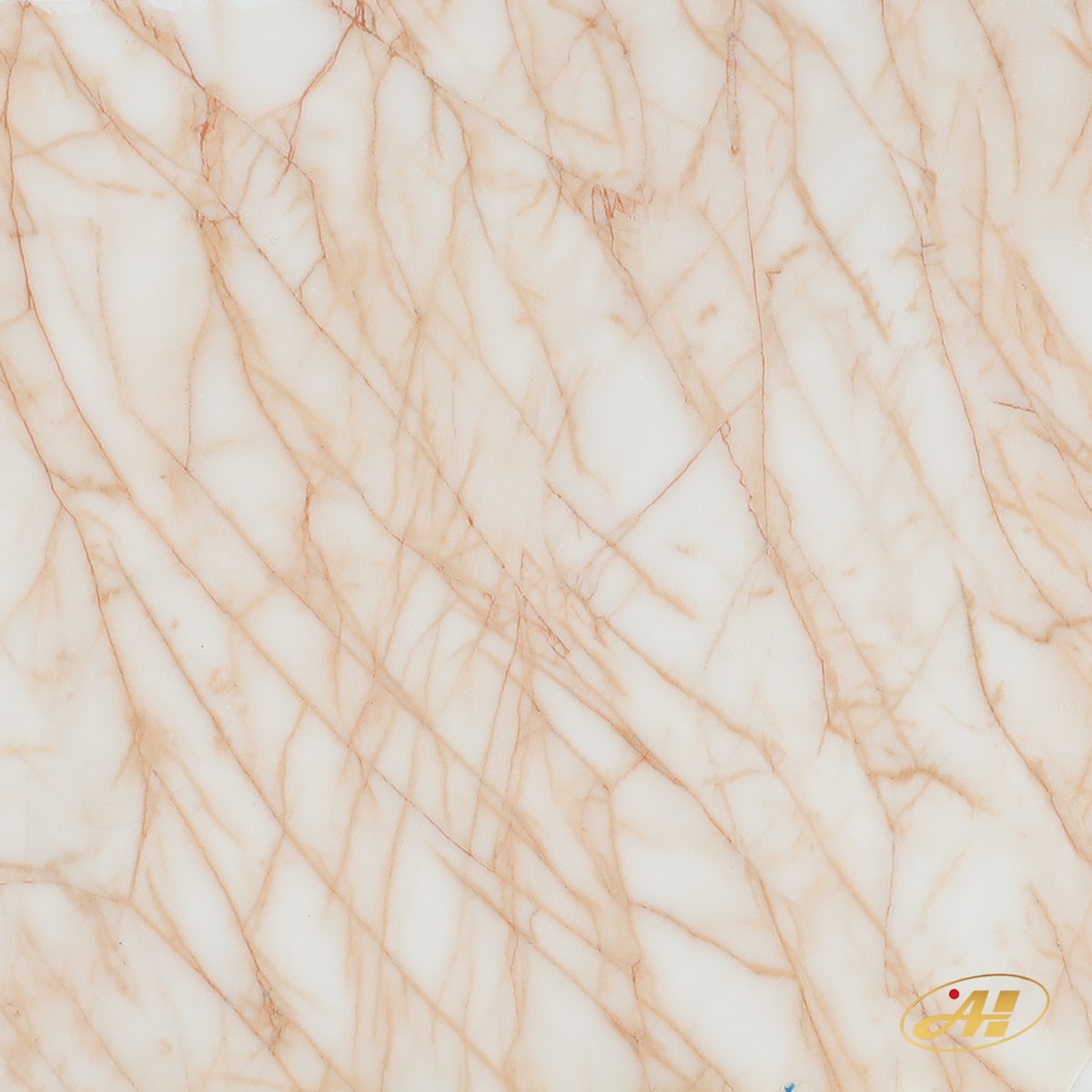 Đá Marble Kem Chỉ Đỏ